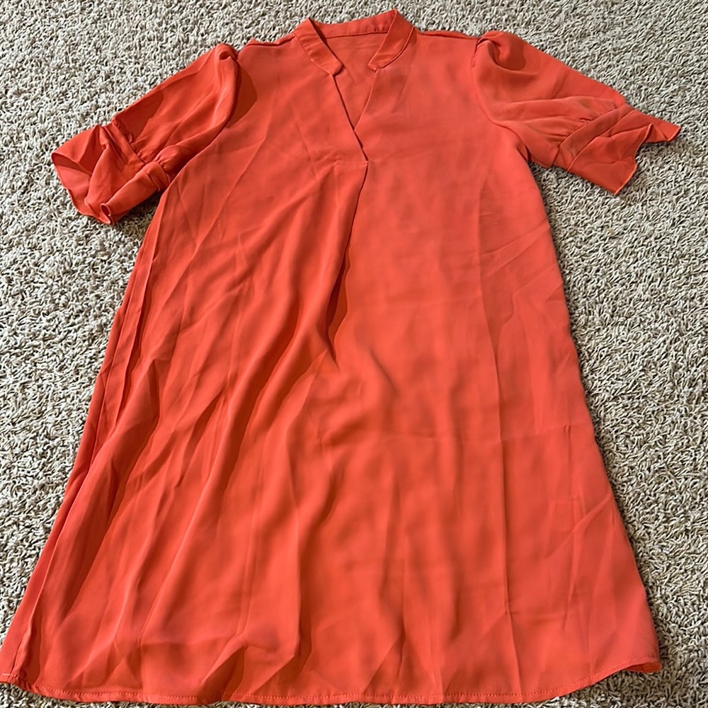 SHEIN Vibrant Coral Dress